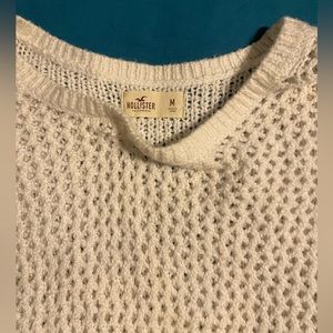 Women's cream Hollister sweater